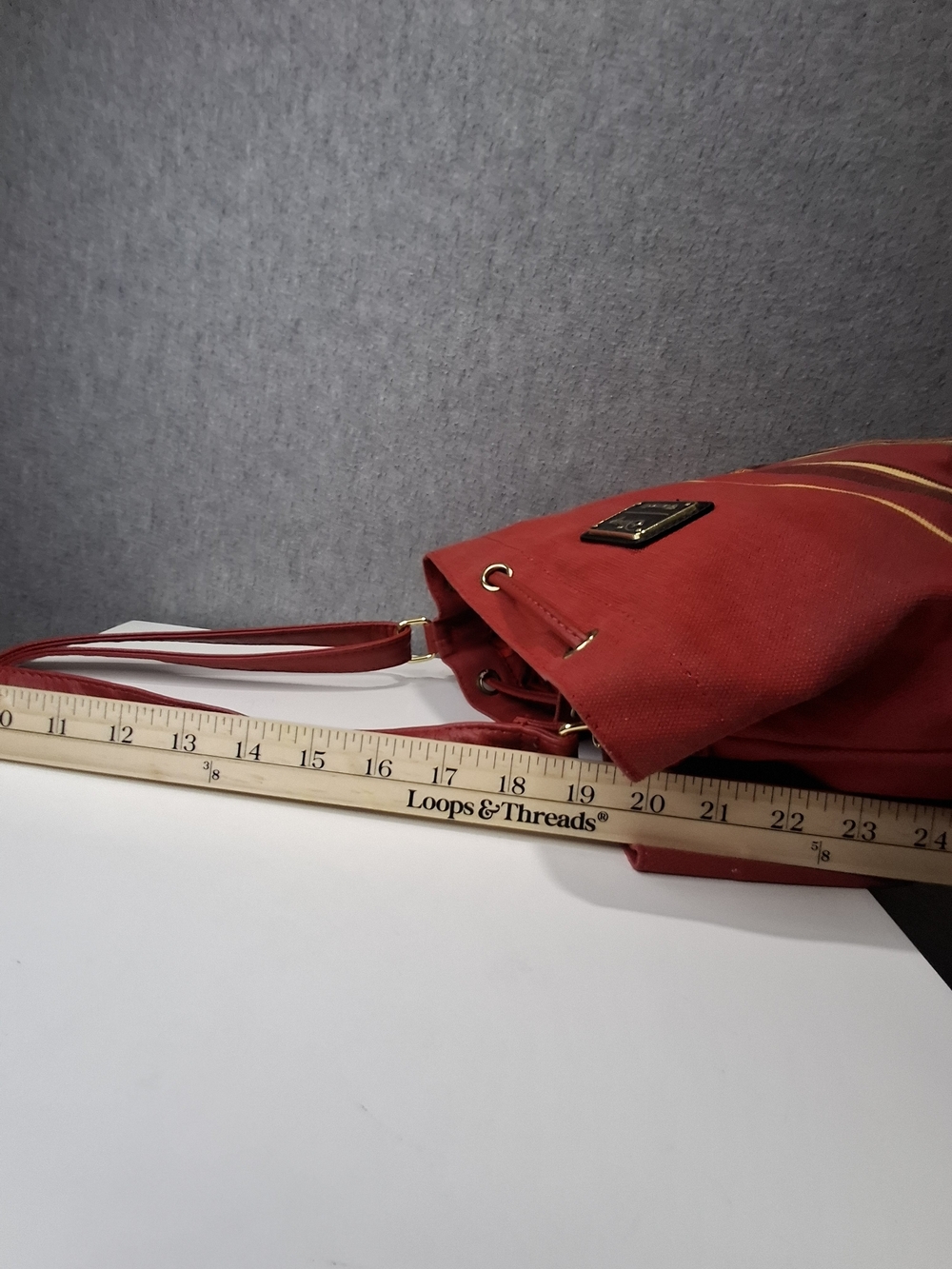 Limited Edition Loungefly Red Canvas Emperor's New Groove Bucket Bag - Picture 11 of 12